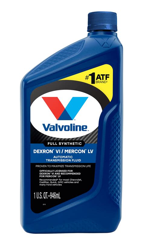 valvoline dexron vi transmission fluid.